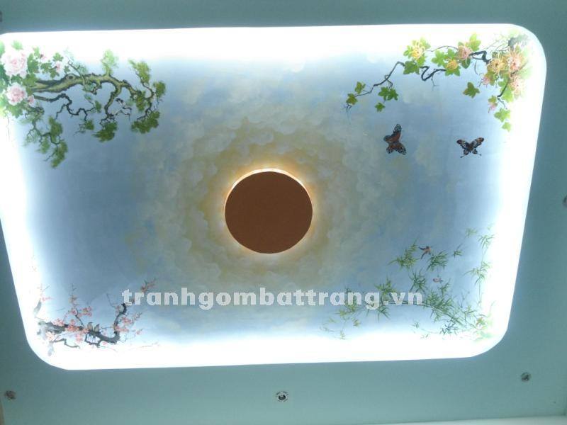 Trang trí trần nhà vẽ bằng Acetic 1